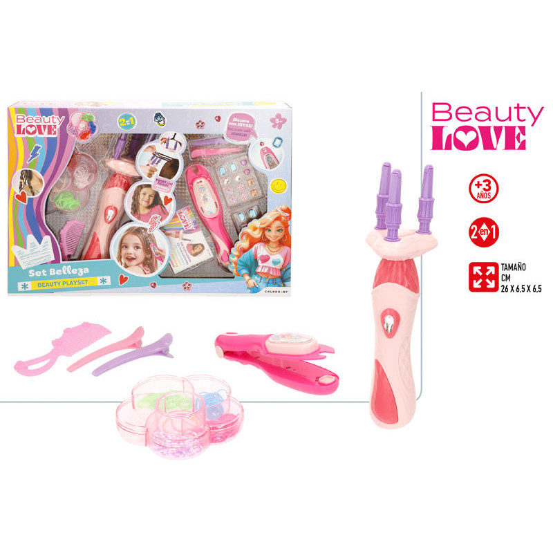 SET DECORA TU PELO BEAUTY ELECTRICO