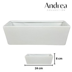 JARDINERA CERAMICA 24x8x8 CM