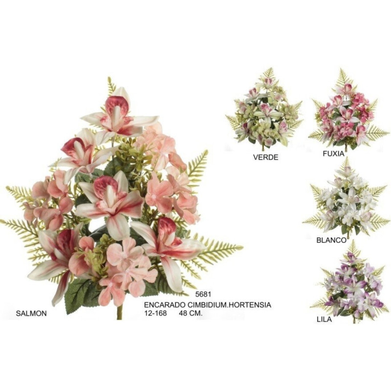 RAMO  CIMBIDIUM HORTENSIA 5681 LILA