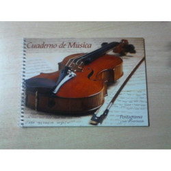 CUADERNO MÚSICA 4º PENTAGRAMA 3 MM 20 HOJAS