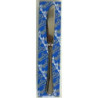 CUBIERTOS CUCHILLO MANGO MADERA 11 CM LISO