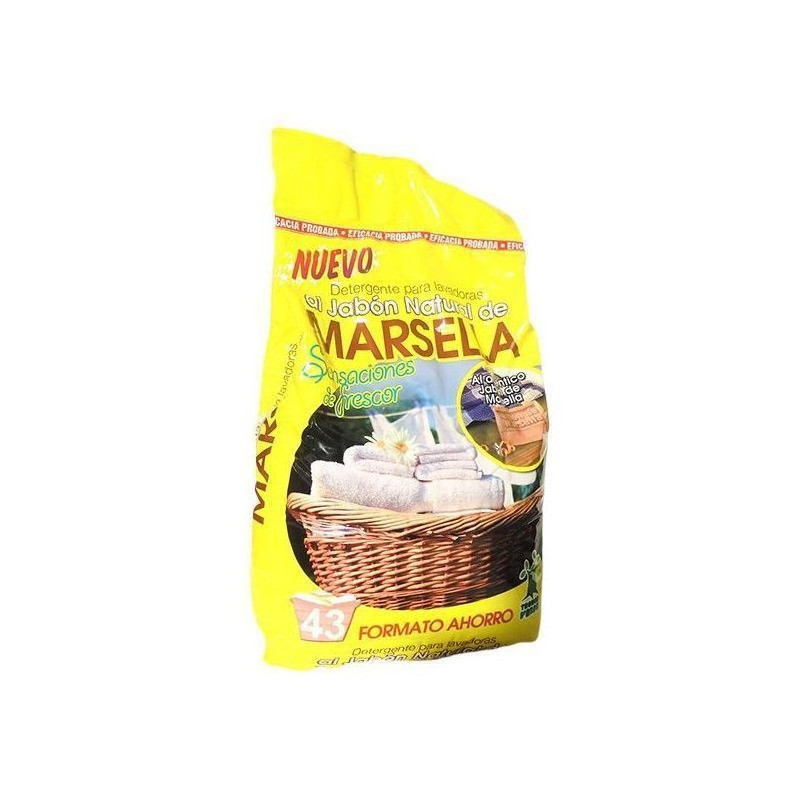 DETERGENTE POLVO TRONCO VERDE MARSELLA SACO 43 CAC