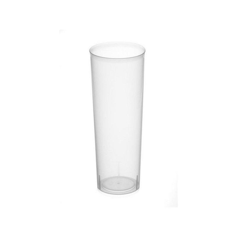 VASOS PLASTICO DESECHABLES TUBO TRANSPARENTE BOLS