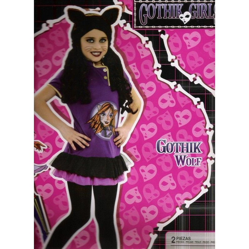 DISFRAZ INFANTIL 3-4 AÑOS - GOTHIK WOLF