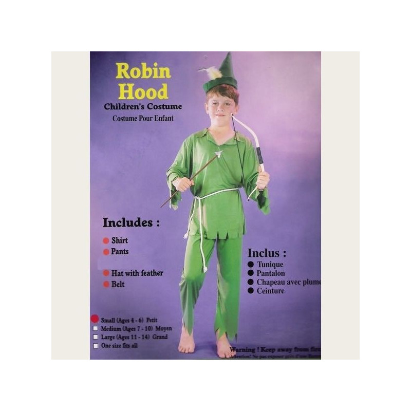 DISFRAZ 4-6 AÑOS ROBIN HOOD