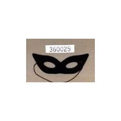 ANTIFAZ TELA NEGRO CON PLUMAS