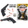 BLISTER PISTOLAS POLICIA 2 UNIDADES CON DARDOS