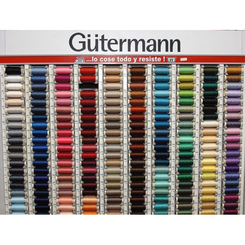 BOBINA HILO GUTERMANN 156 ROJO 100 M