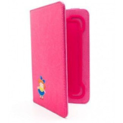 FUNDA TABLET CON TECLADO 7" POLIPIEL NEGRA