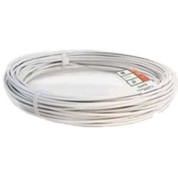 ALAMBRE TENDER PLASTIFICADO BLANCO ROLLO 10 M