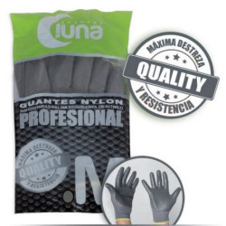 GUANTES NITRILO Y NYLON LUNA TALLA L