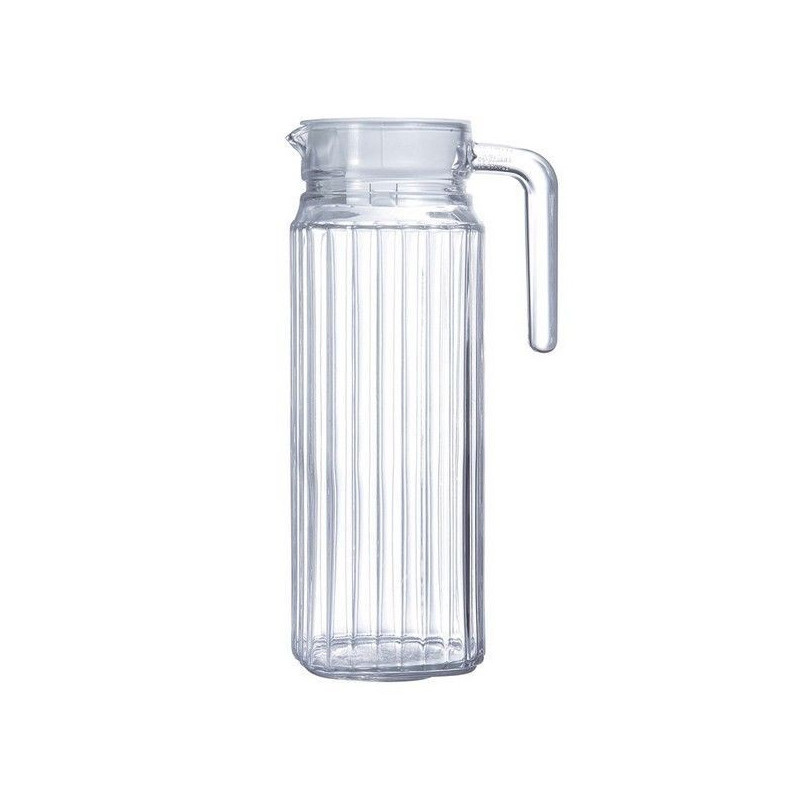 JARRA CRISTAL FRIGO 1 LITRO TAPA BLANCA