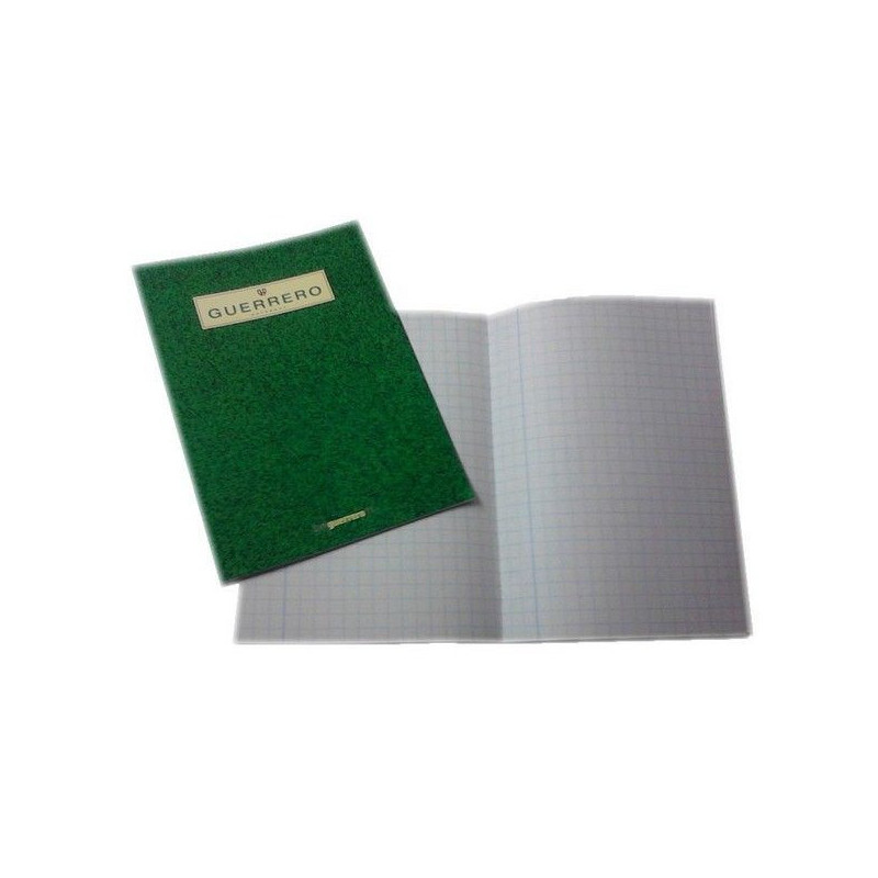 LIBRETA 4º GUERRERO CUADROS 8 MM CON MARGEN 30 HOJ