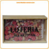LOTERIA BINGO CB FICHAS MADERA CON CARTONES