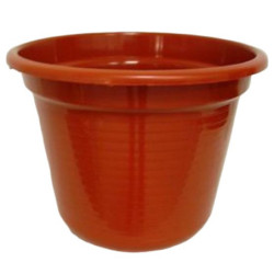 MACETA PLASTICO CASTANHO 40 CM
