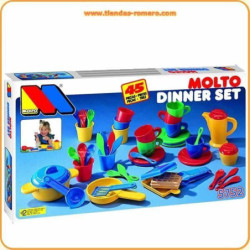 ACCESORIOS COCINA MOLTO DINNER SET 45 PIEZAS