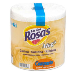 PAPEL COCINA LAS DOS ROSAS 1:4
