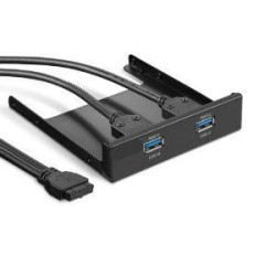 PANEL FRONTAL 3,5" HUB 2 PUERTOS USB 3.0 Y CONECTO