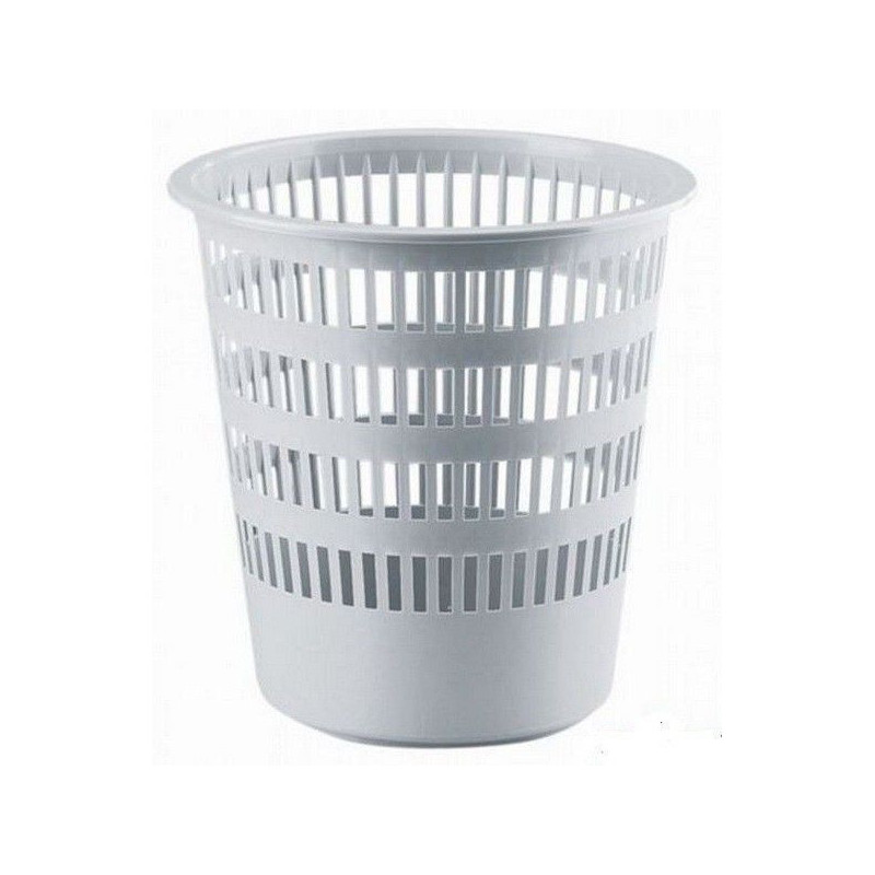 PAPELERA PLASTICO REJILLA