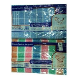 PAÑO COCINA RIZO JACQUARD