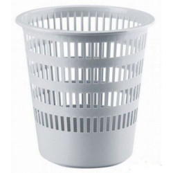 PAPELERA PLASTICO REJILLA