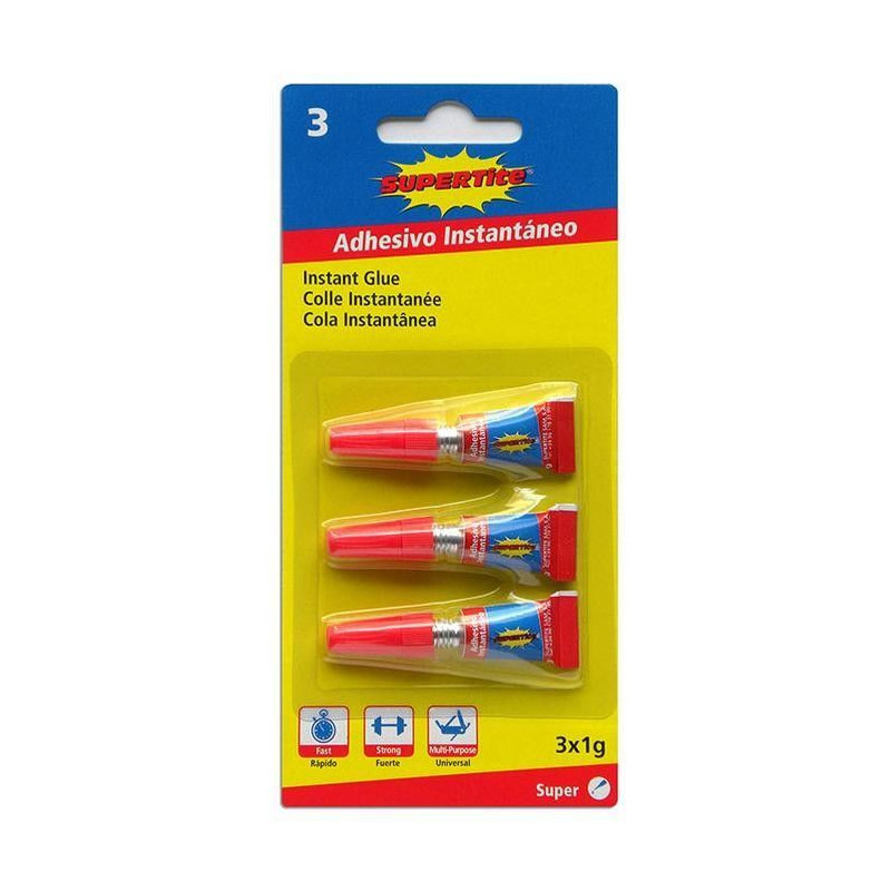 PEGAMENTO INSTANTANEO SUPERTITE MONODOSIS 3X1G