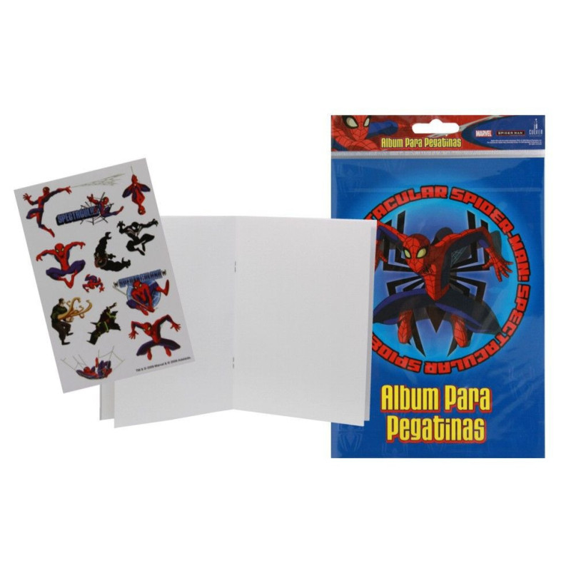 PEGATINAS SPIDERMAN + ALBUM