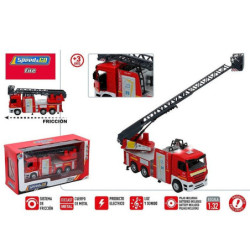 CAMION BOMBEROS METAL CON LUZ Y SONIDOS 43828
