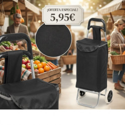 CARRO COMPRA 24L NEGRO
