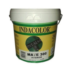 PINTURA PLASTICA INDACOLOR MATE 300 3 LITROS