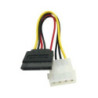 ADAPTADOR ALIMENTACION FUENTE MOLEX IDE A 1 SATA