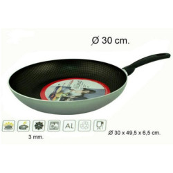 SARTEN PLATEADA 30 CM 3 MM