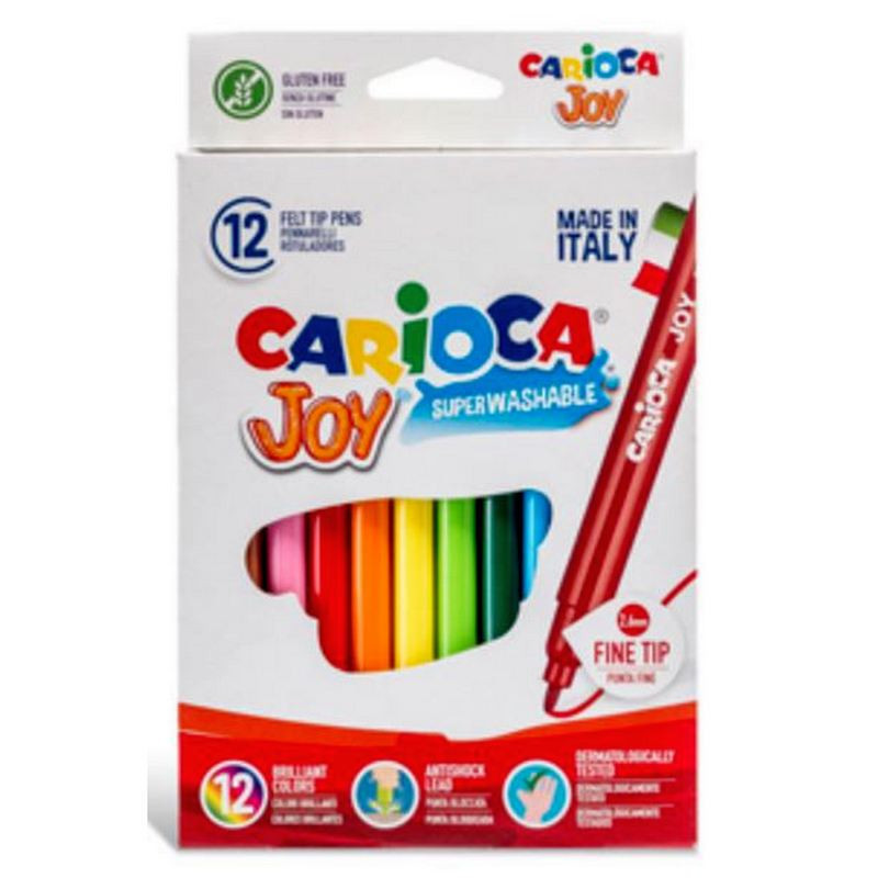 ROTULADORES CARIOCA JOY 12 UNIDADES