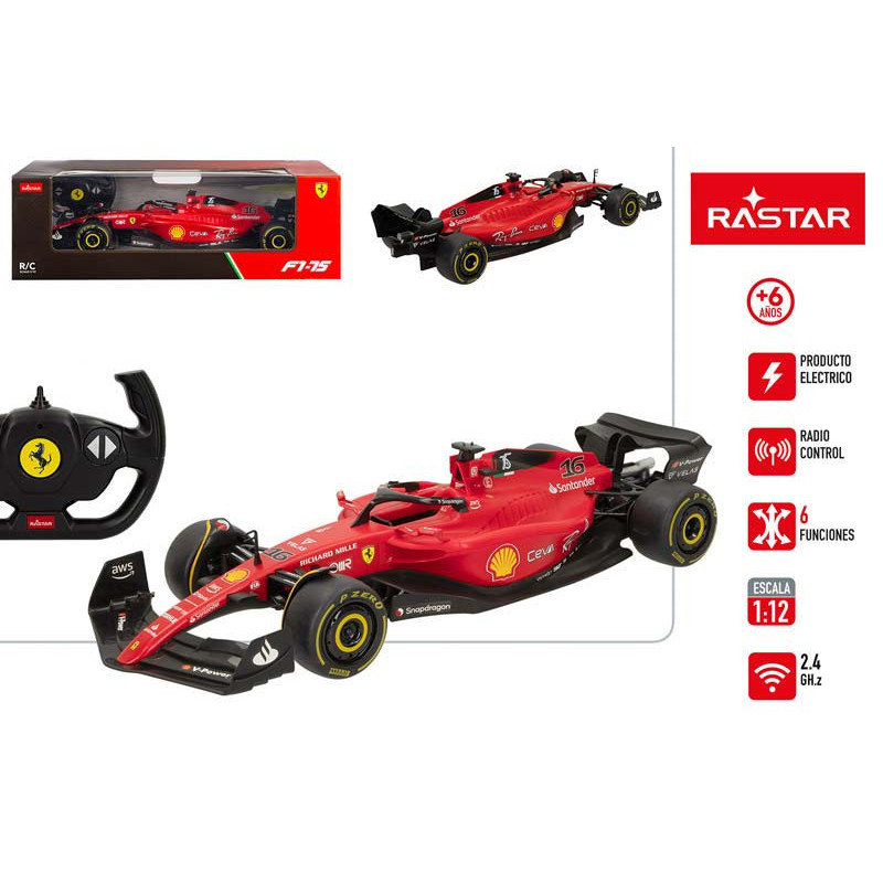 COCHE RADIOCONTROL 1:12 F1 FERRARI