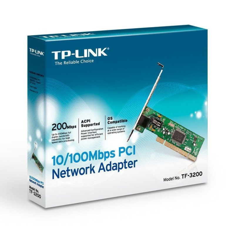 TARJETA RED TP-LINK PCI 10/100 Mbps RJ45 TF-3200