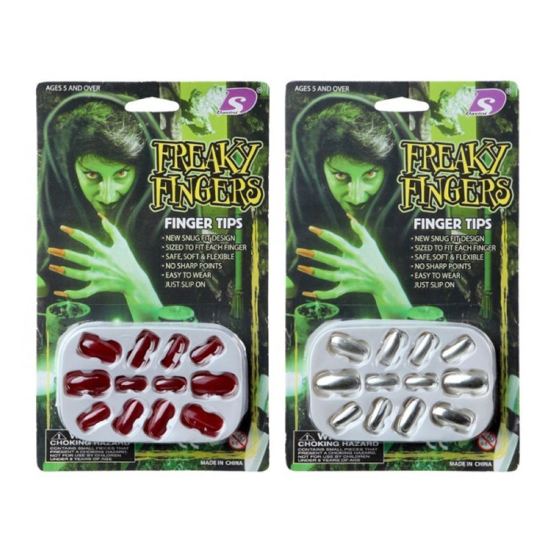 UÑAS HALLOWEEN COLOR ROJO