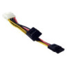 ADAPTADOR ALIMENTACION FUENTE MOLEX IDE A 2 SATA