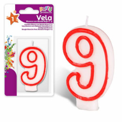 VELON ROJO 185x57 MM
