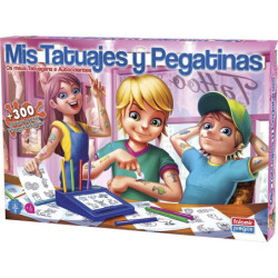 JUEGO FALOMIR TATUAJES Y PEGATINAS