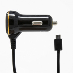 CARGADOR TOPK PARA COCHE CON CABLE MICRO USB