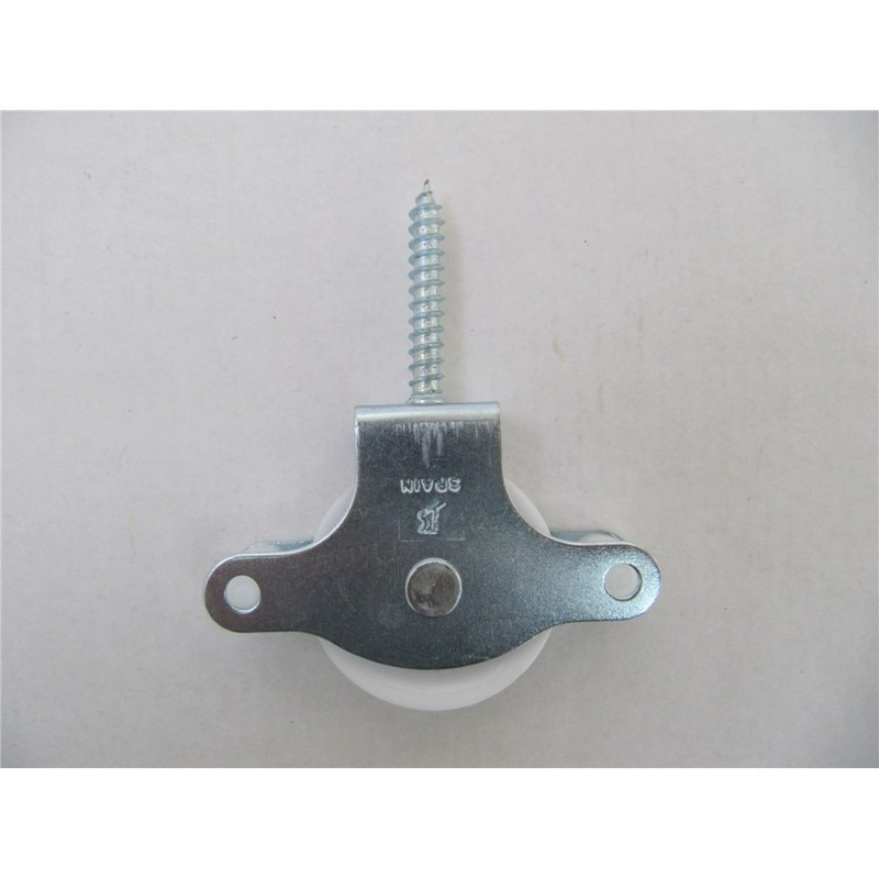 POLEA TENDEDERO G/PLASTICO 40 TIRAFONDO