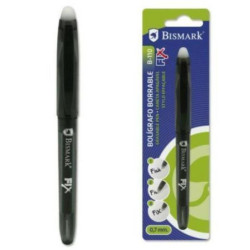 BOLIGRAFO BISMARK FIX BORRABLE NEGRO
